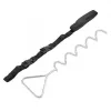 Trampolin-Anker-Set HUDORA 65011 Stahl Schwarz Silber