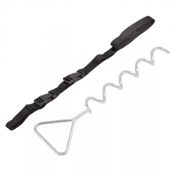 Trampolin-Anker-Set HUDORA 65011 Stahl Schwarz Silber