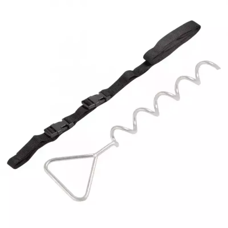 Trampolin-Anker-Set HUDORA 65011 Stahl Schwarz Silber