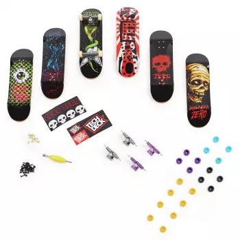 Tech Deck, Sk8shop Fingerboard Bonus Pack, Sammelbare und anpassbare Mini-Skateboards (Stile können variieren)