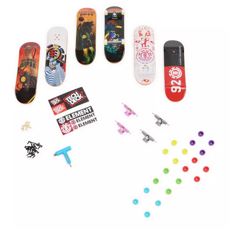 Tech Deck, Sk8shop Fingerboard Bonus Pack, Sammelbare und anpassbare Mini-Skateboards (Stile können variieren)