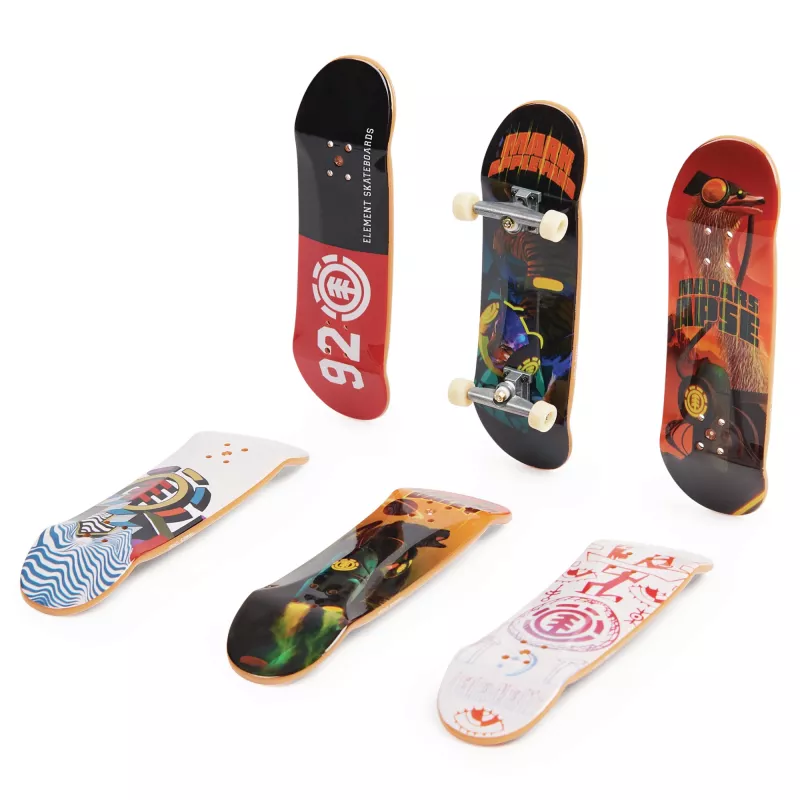 Tech Deck, Sk8shop Fingerboard Bonus Pack, Sammelbare und anpassbare Mini-Skateboards (Stile können variieren)