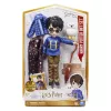 Wizarding World Harry Potter, 8-Zoll-Harry-Potter-Puppen-Geschenkset mit Tarnumhang und 5 Puppenzubehörteilen, Kinderspielzeug ab 6 Jahren