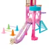 Barbie and Stacie to the Rescue Welpenspielplatz-Spielset mit Puppe, 3 Hundenachbildungen & Zubehör