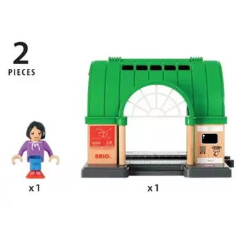 Spielfahrzeug / Spielgleis-Zubehörset BRIO 33649, 2 Stück, Batterie LR44 enthalten, mehrfarbig