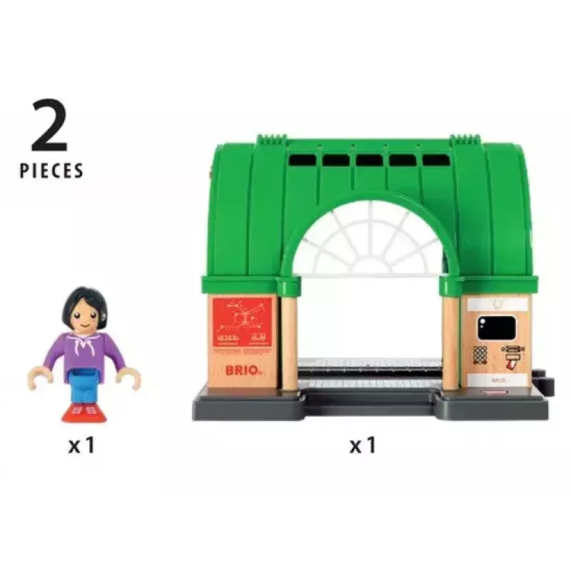 Spielfahrzeug / Spielgleis-Zubehörset BRIO 33649, 2 Stück, Batterie LR44 enthalten, mehrfarbig