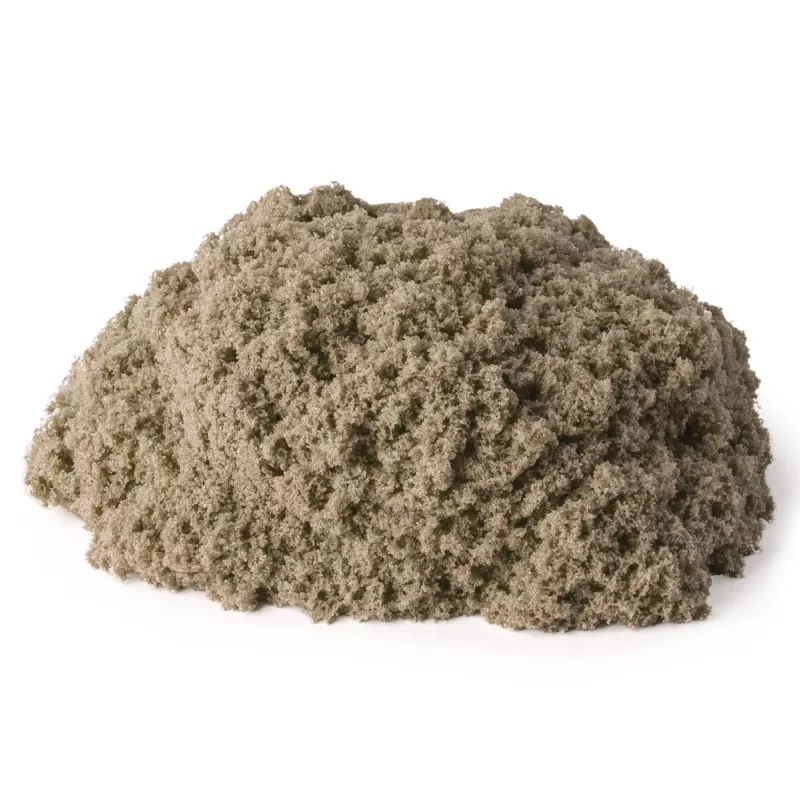 Kinetic Sand, 2 lb brauner Spielsand, formbares sensorisches Spielzeug für Kinder, wiederverschließbarer Beutel (Verpackung kann variieren), für Kinder ab 3 Jahren