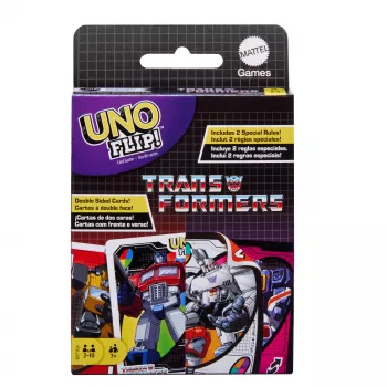 Games UNO Flip Transformers Kartenspiel für Kinder & Familienabend