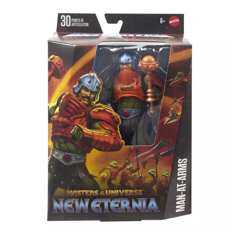 Action Figur Mattel Masters of the Universe Man-At-Arms 6+ Mehrfarbig