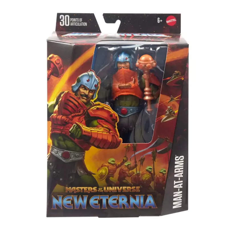 Action Figur Mattel Masters of the Universe Man-At-Arms 6+ Mehrfarbig