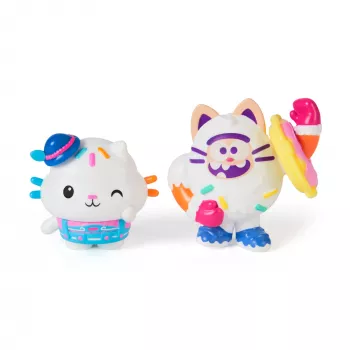 Gabbys Puppenhaus: Der Film, Cakey Cat & Cookie Bobby, Spielfiguren mit 2 Zubehörteilen, Kinderspielzeug für Mädchen & Jungen ab 3 Jahren