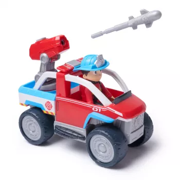 Spielzeug-Fahrzeug Spin Master Paw Patrol Feuerwehr Ryders Rettungsfahrzeug mit Drohnenwerfer und Ryder-Figur