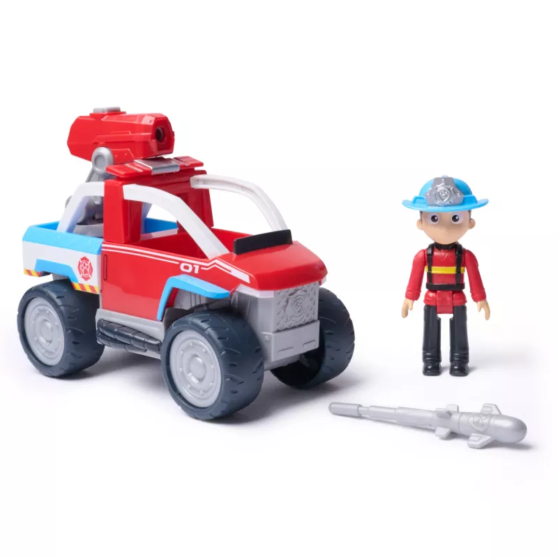 Spielzeug-Fahrzeug Spin Master Paw Patrol Feuerwehr Ryders Rettungsfahrzeug mit Drohnenwerfer und Ryder-Figur