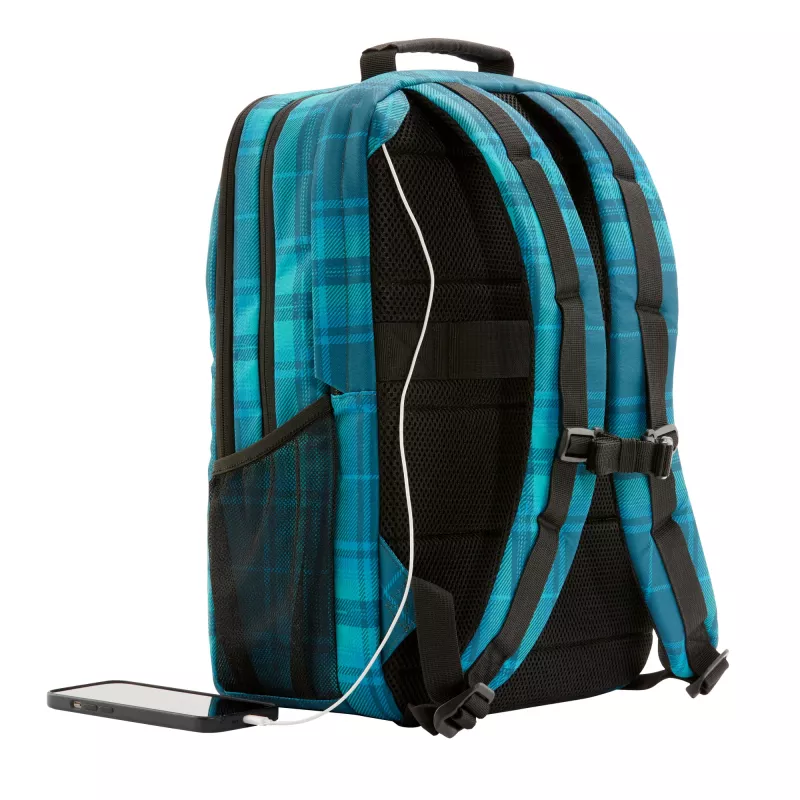 HP Campus XL Tartan Plaid Backpack, Rucksack, 620 g