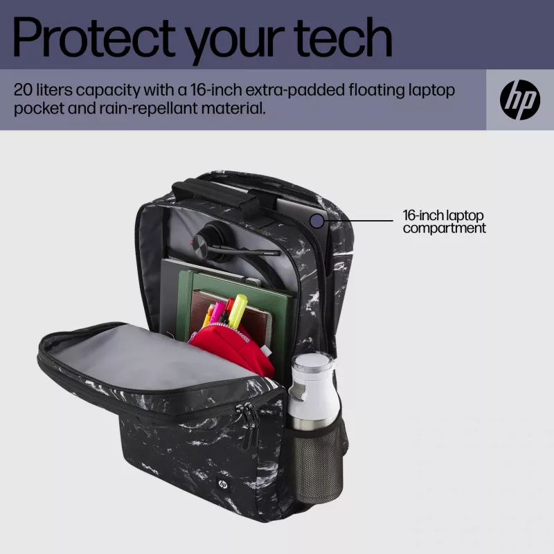 HP Campus XL Tartan Plaid Backpack, Rucksack, 620 g