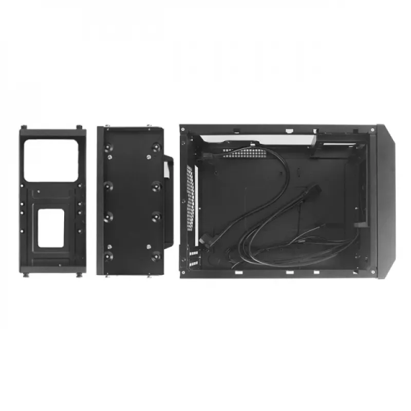 Chieftec CN-01B-OP Computergehäuse Cube Schwarz