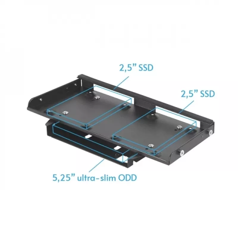 Chieftec CN-01B-OP Computergehäuse Cube Schwarz