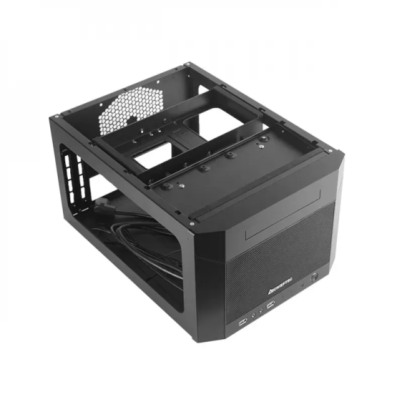 Chieftec CN-01B-OP Computergehäuse Cube Schwarz