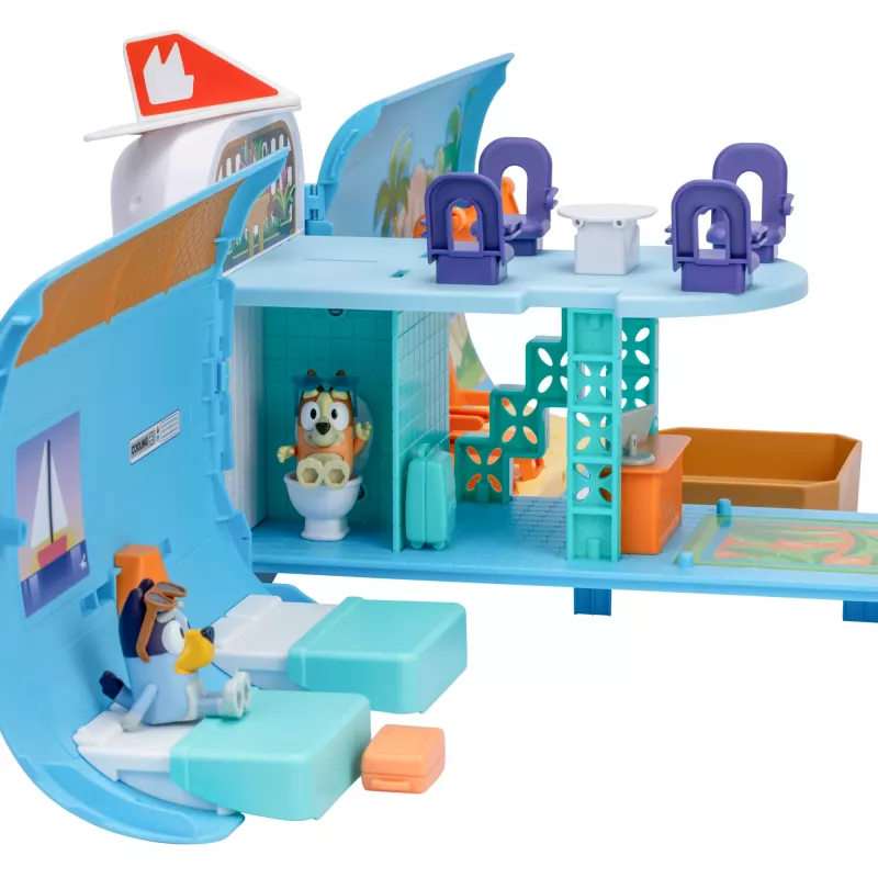 Flughafen & Flugzeug Moose Toys Bluey 3-in-1-Flugzeug-Spielset Mehrfarbig