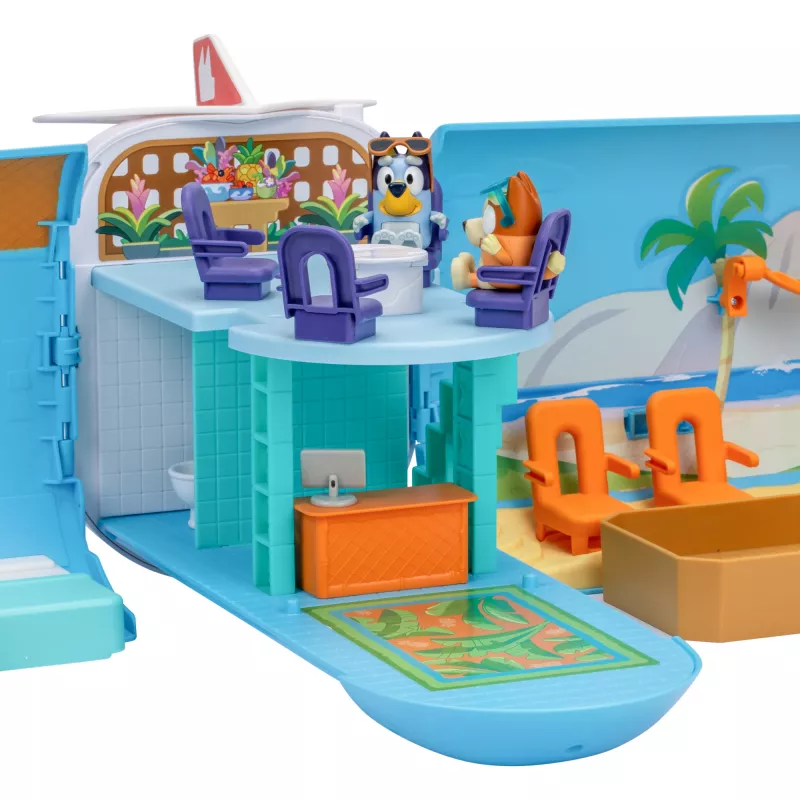 Flughafen & Flugzeug Moose Toys Bluey 3-in-1-Flugzeug-Spielset Mehrfarbig