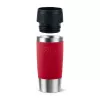 EMSA Travel Mug Classic N2020400 Reisebecher 360 ml Schwarz, Rot, Edelstahl