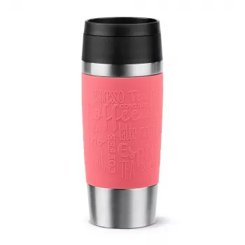 EMSA Travel Mug Classic 360 ml Koralle Edelstahl-Reisebecher
