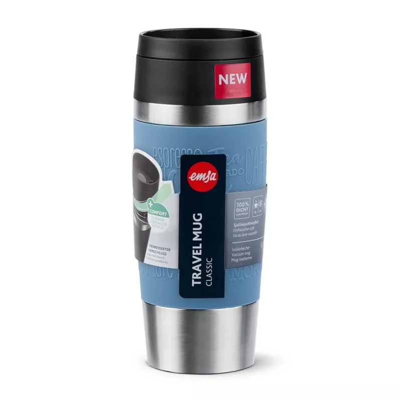 EMSA Travel Mug Classic 360 ml blau Edelstahl Reisebecher