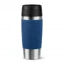 EMSA Travel Mug Classic N2020300 Reisebecher 360 ml Schwarz, Blau, Edelstahl Edelstahl