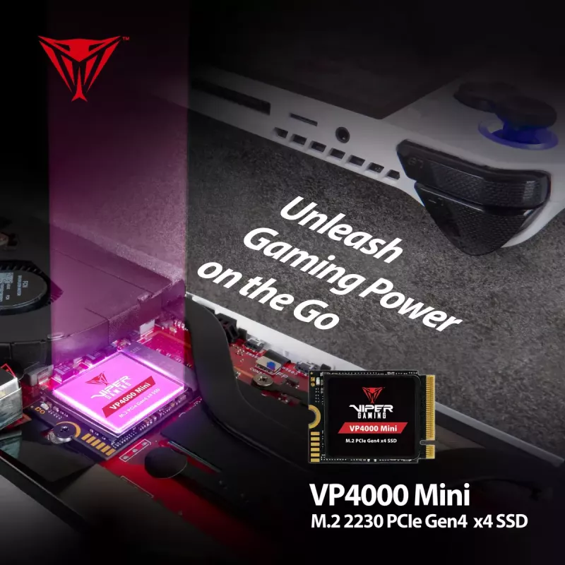 SSD-Festplatte Patriot Memory 2 TB M.2 PCI Express 4.0 NVMe VP4000 Mini