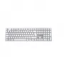 CHERRY KC 200 MX Tastatur Universal USB QWERTZ Deutsch Silber, Weiß