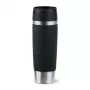 EMSA Travel Mug Waves Grande 500 ml Schwarz, Edelstahl