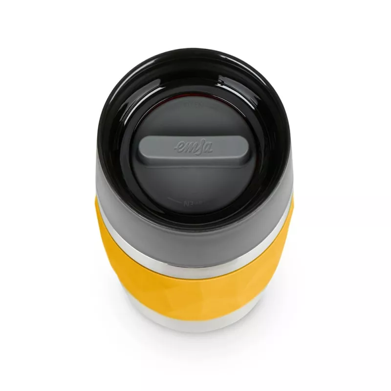 EMSA Travel Mug Compact 300 ml Edelstahl, Gelb