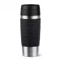EMSA Travel Mug Waves 360 ml schwarz Edelstahl Reisebecher