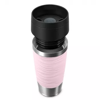 EMSA Travel Mug Waves 360 ml pink Edelstahl-Reisebecher