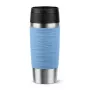 Reisebecher EMSA N20213 hellblau, Edelstahl, 0,36 L, vakuumisoliert