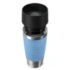 Reisebecher EMSA N20213 hellblau, Edelstahl, 0,36 L, vakuumisoliert