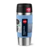 Reisebecher EMSA N20213 hellblau, Edelstahl, 0,36 L, vakuumisoliert