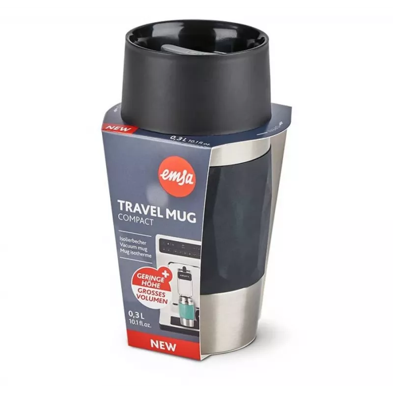 Container EMSA N21601 0,3 ml Schwarz Edelstahl
