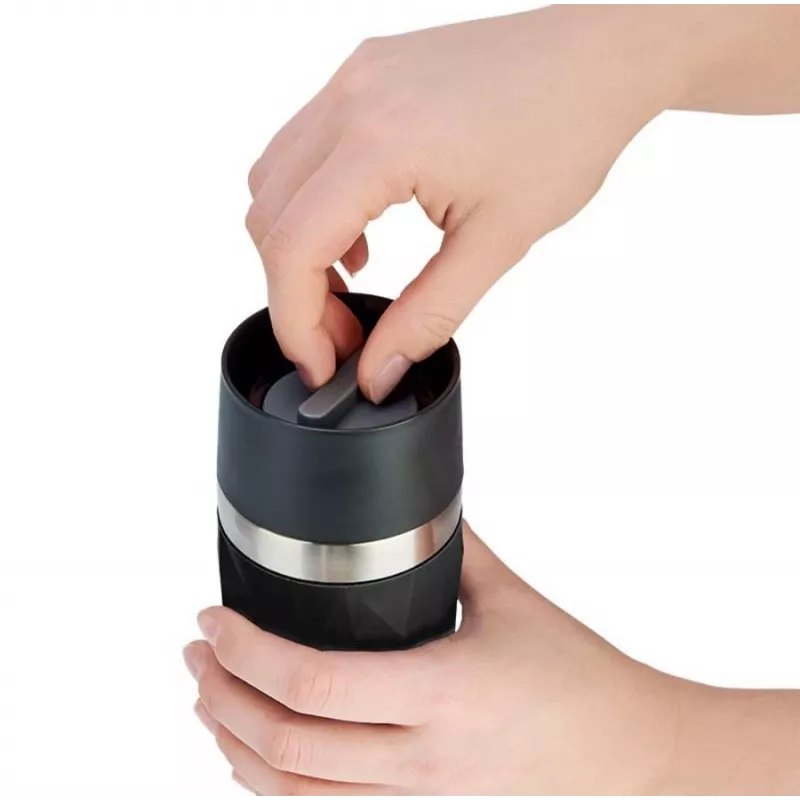 Container EMSA N21601 0,3 ml Schwarz Edelstahl