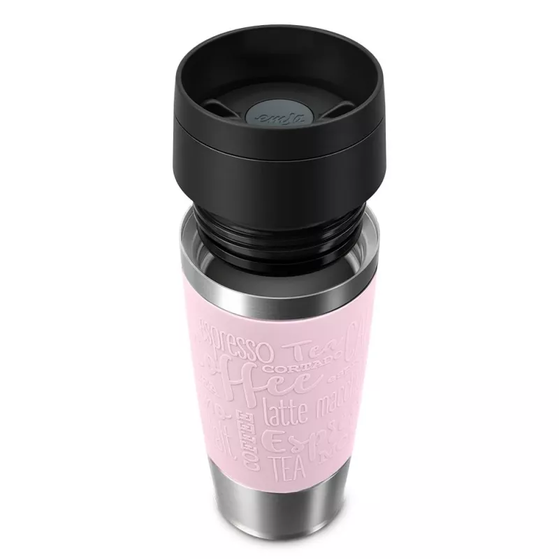 EMSA Travel Mug Classic 360 ml pink Edelstahl-Reisebecher