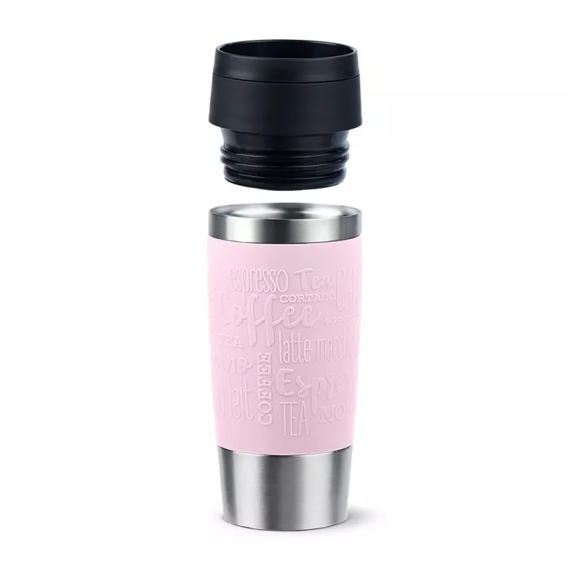 EMSA Travel Mug Classic 360 ml pink Edelstahl-Reisebecher