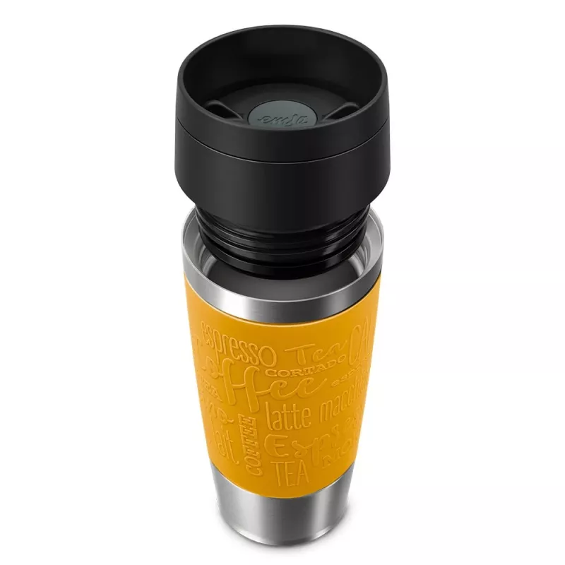 EMSA Travel Mug Classic 360 ml gelb Edelstahl-Reisebecher