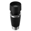 EMSA Travel Mug Classic N2020200 Reisebecher 360 ml Schwarz, Edelstahl Edelstahl
