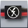 Krokodilklemmen Einhell BT-BO 25/1 A LED SP 3,5 m Rot/Schwarz