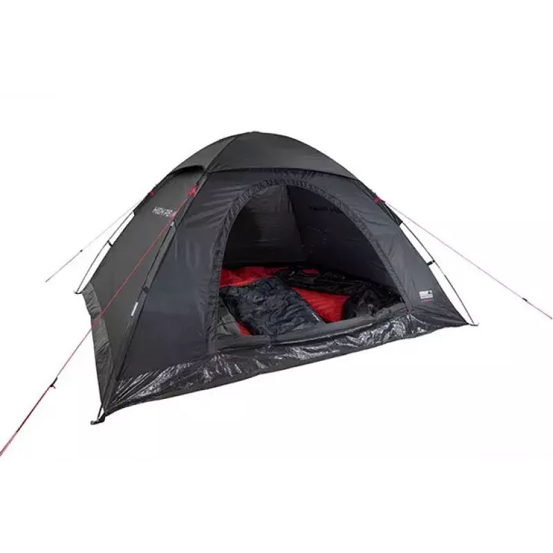 Kuppelzelt High Peak Monodome XL 4 Personen Schwarz