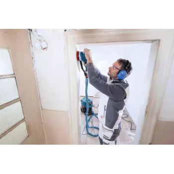 Bosch GET 75-150 Professional Exzenterschleifer 7300 U/min 14600 OPM Schwarz, Blau 750 W