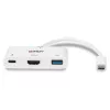 Lindy USB 3.2 Typ C zu HDMI Konverter mit USB Typ A Port und Power Delivery