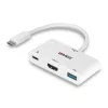 Lindy USB 3.2 Typ C zu HDMI Konverter mit USB Typ A Port und Power Delivery