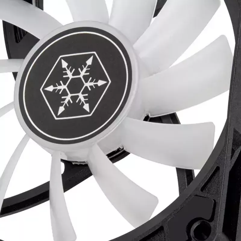 Lüfter Silverstone Air Slimmer 90 ARGB 9,2 cm Schwarz 500–2500 RPM