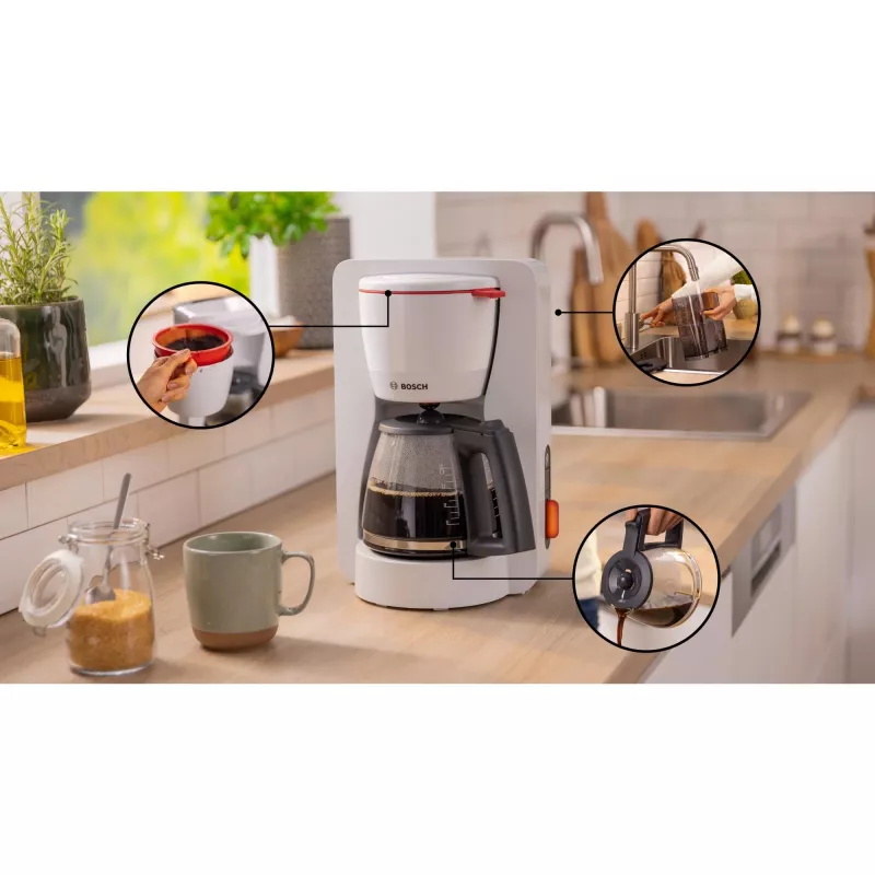 Bosch TKA3M131 Kaffeemaschine Manuelle Filterkaffeemaschine 1,25 L